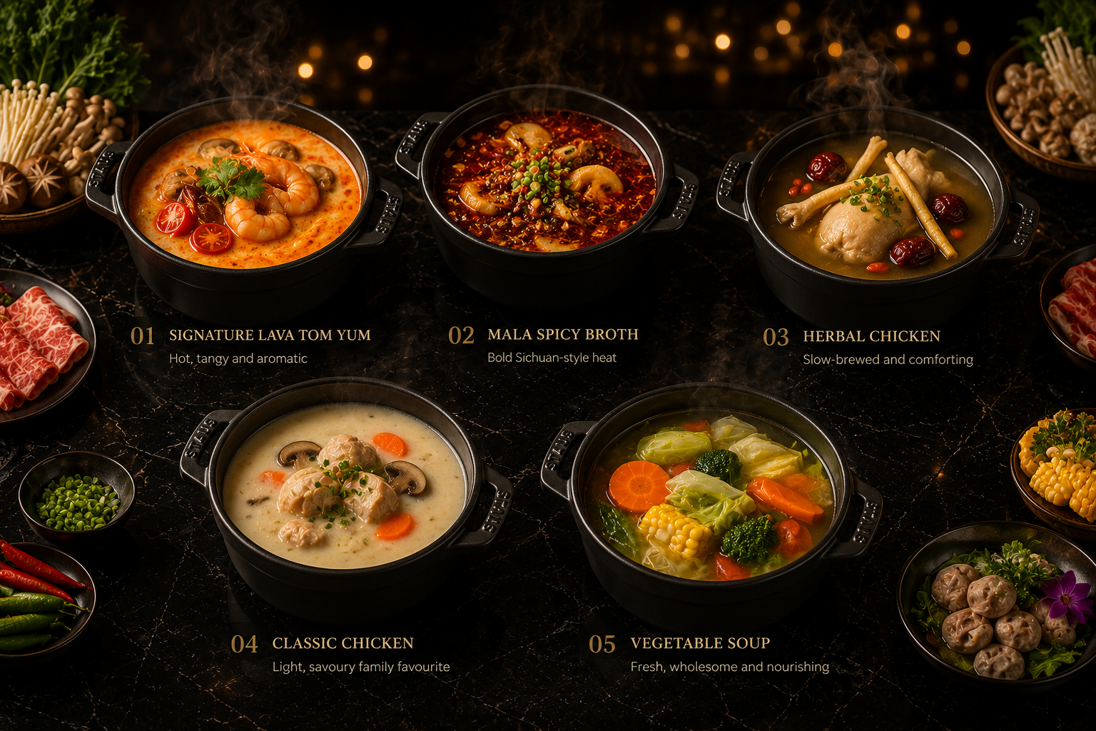 KogiLava signature soup bases